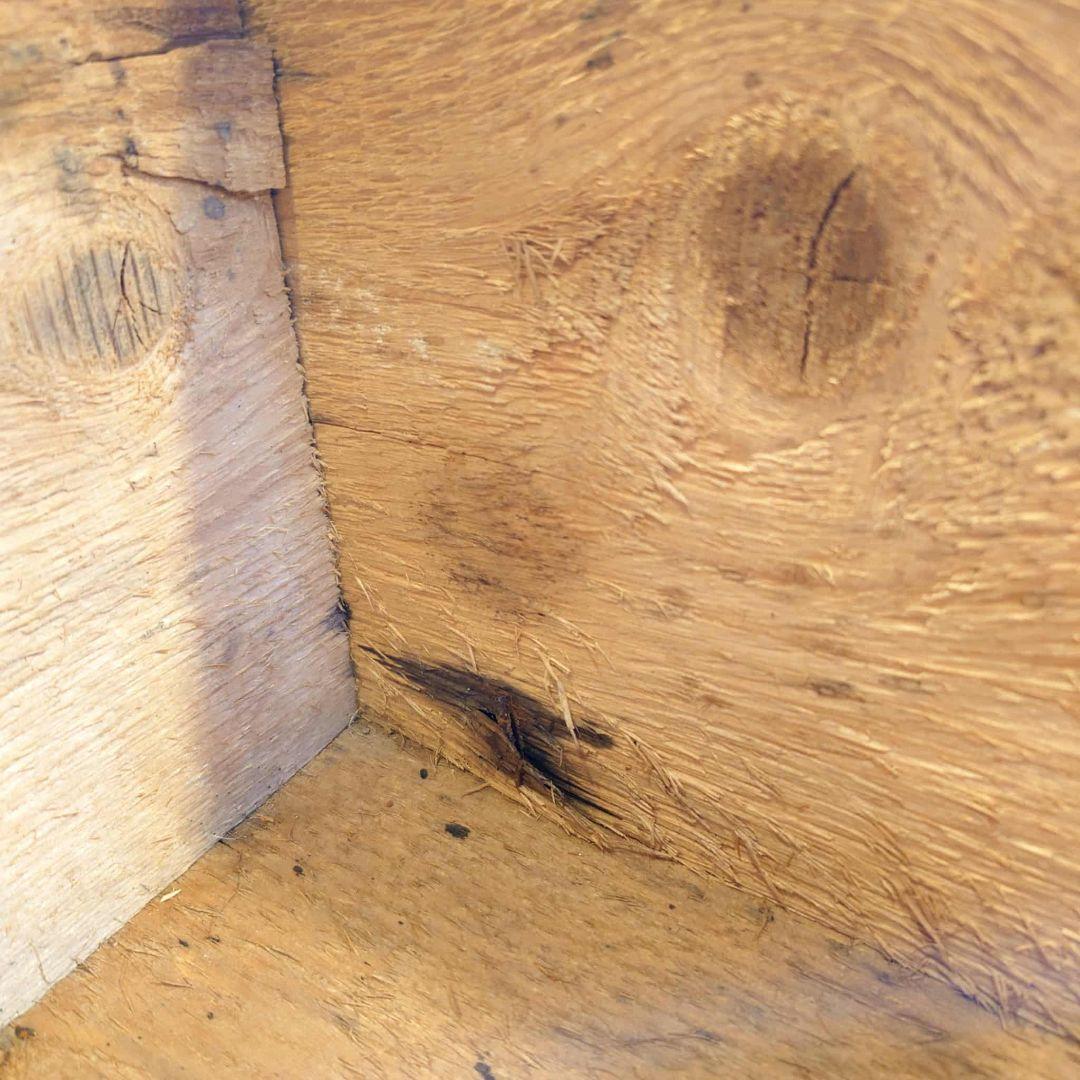 ミツワ肝油ドロップ　木箱　明治時代　アンティーク　インダストリアル　古木